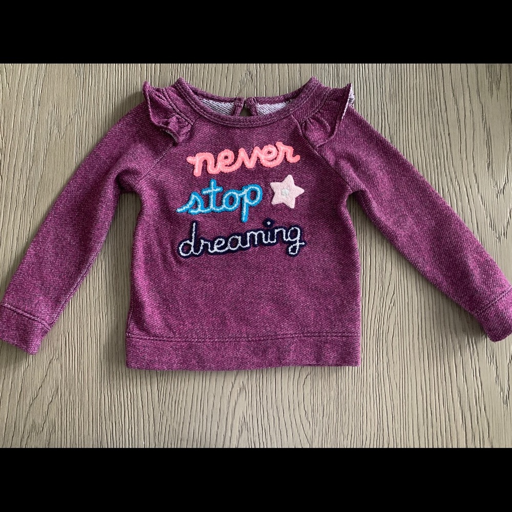 Cat & Jack girls sweatshirt ruffles target